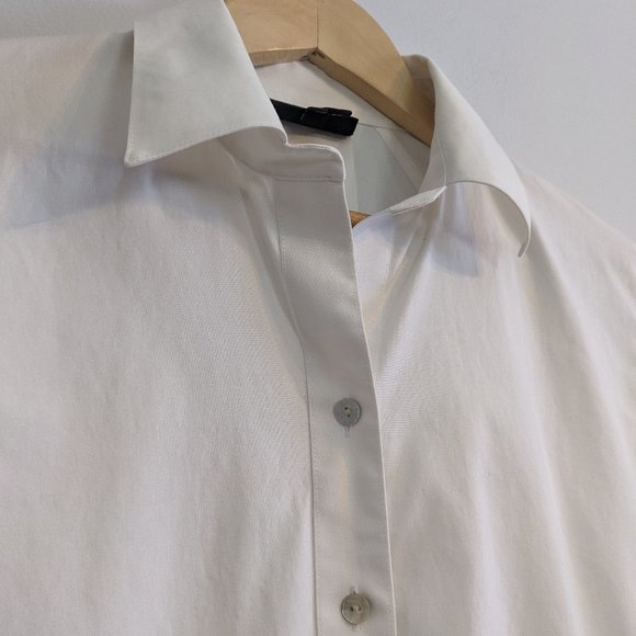 Foxcroft Non-iron Stretch Shirt, Shaped Fit with Pockets, 8 - Picture 8 of 12